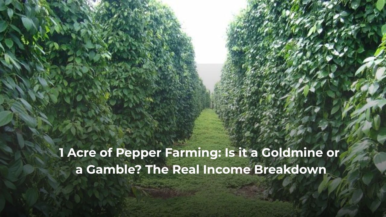1 Acre Pepper Farming Goldmine or Gamble?
