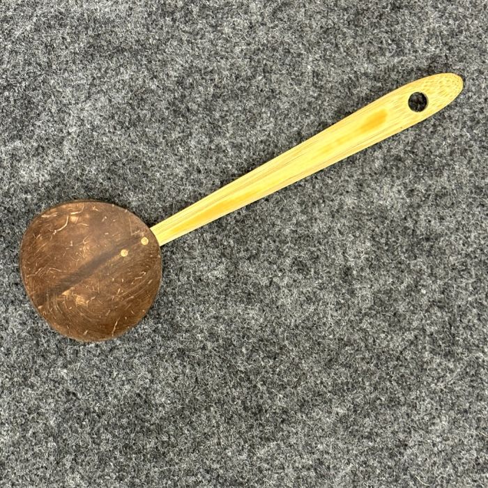 Handcrafted Bamboo & Coconut Shell Spoon