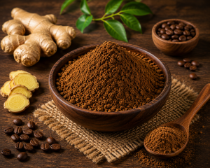 Ginger coffee powder