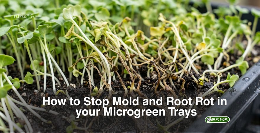 How to Stop Mold and Root Rot in your Microgreen Trays