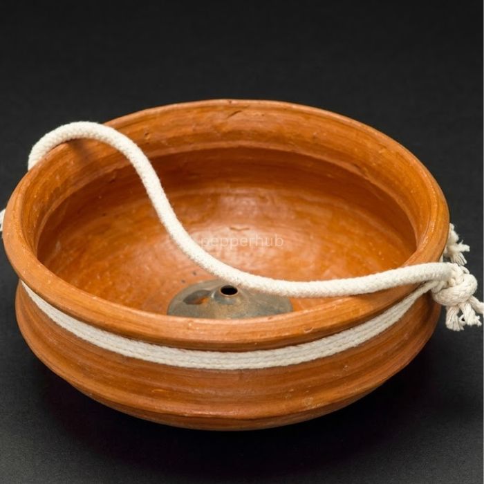 Handcrafted Terracotta Shirodhara VesselÂ