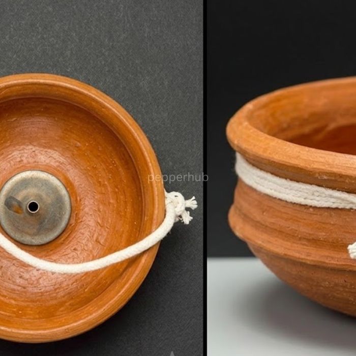 Handcrafted Terracotta Shirodhara Vessel - Image 2