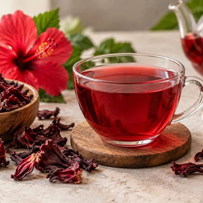 Buy Pure Dry Hibiscus Flower Tea Online 50gm