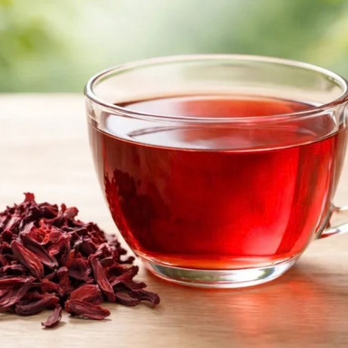 Buy Pure Dry Hibiscus Flower Tea Online 50gm - Image 3