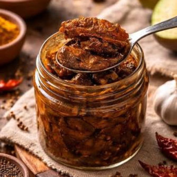 Buy Pure Dry Mango Pickle Online 250gm - Image 2